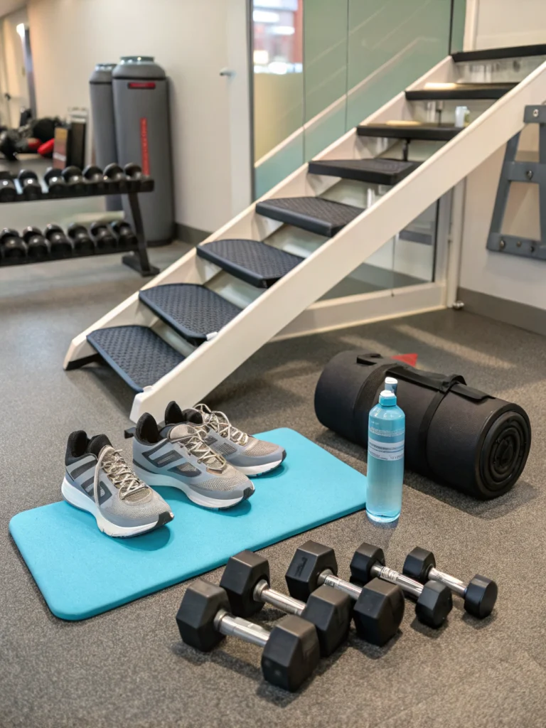 step machine exercise routines